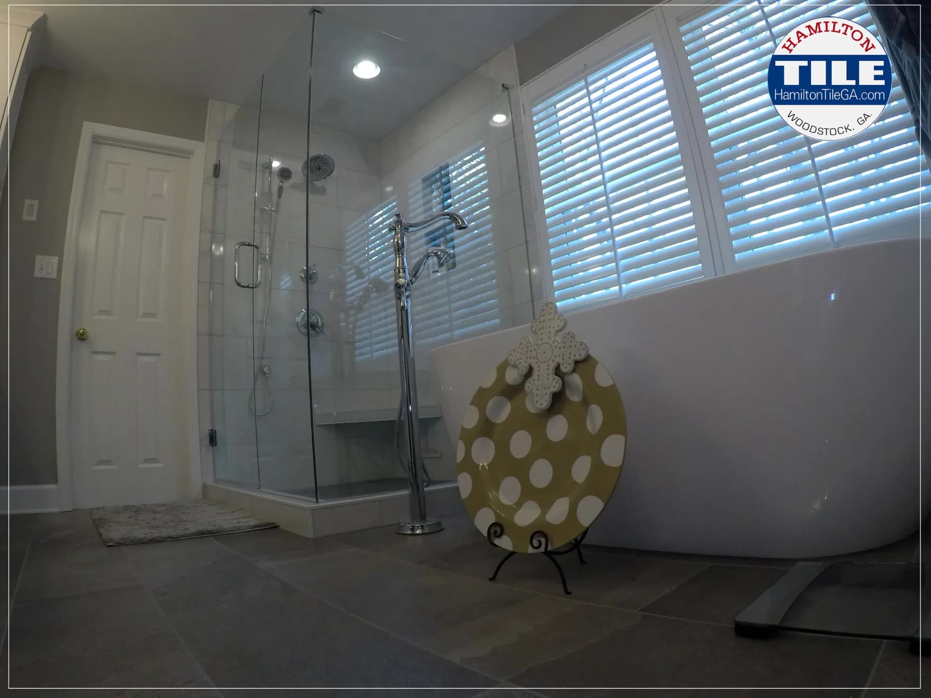 Look at this bathroom remodel in Woodstock, GA. What a beauty.