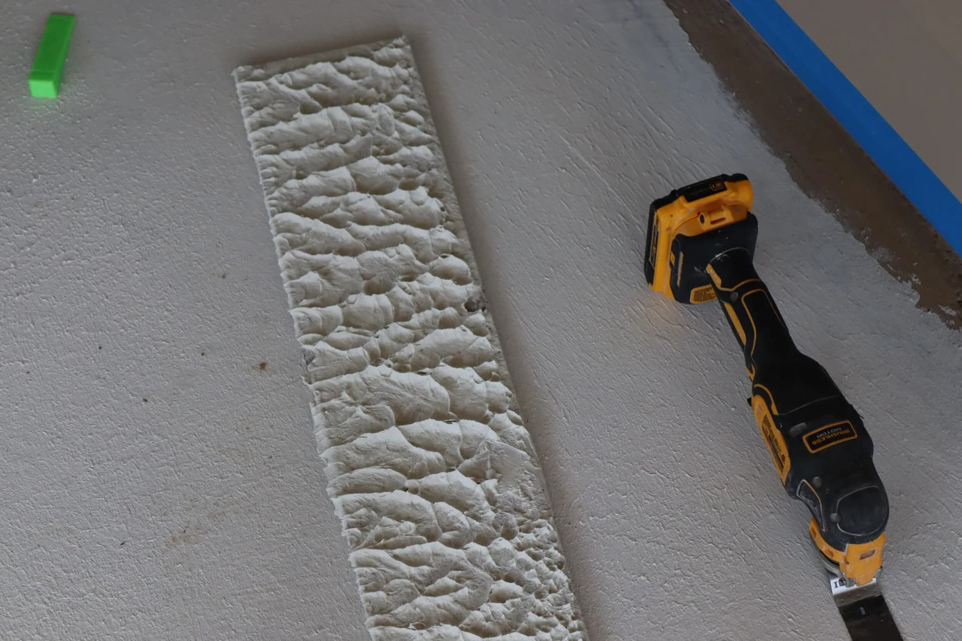 EVERY tile, had this kind of thin set coverage. You have to TRY to get this with a conscious plan and persistence.