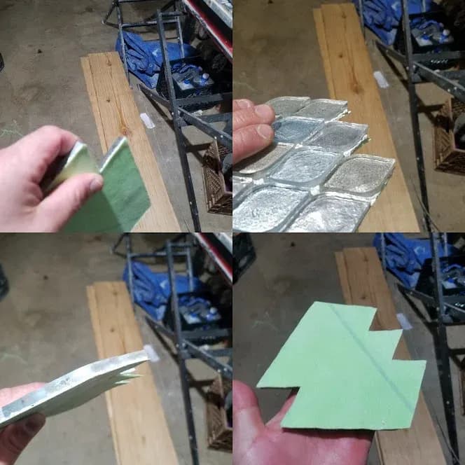 The glass is attached to a membrane and that allows you to build it out to be flush with the outside field tile.