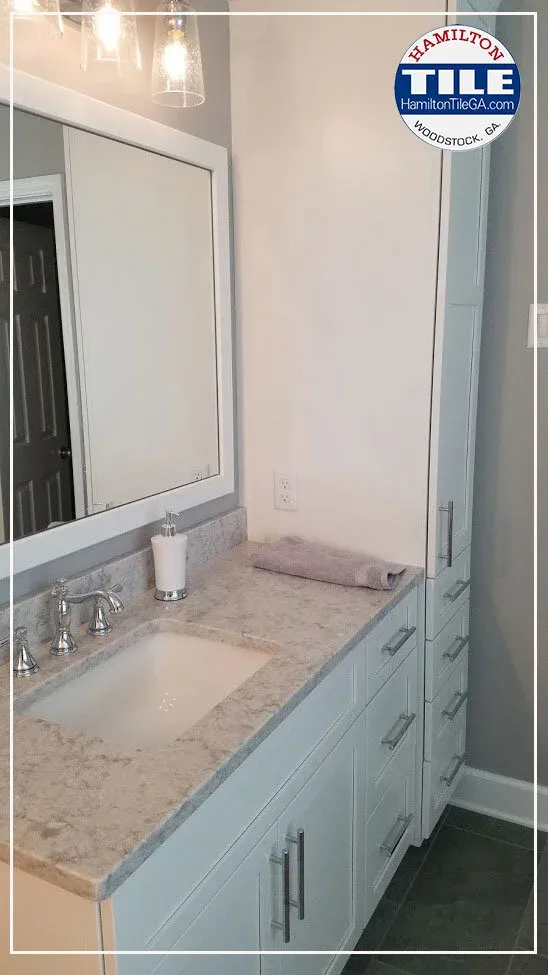 Beautiful cabinets from DRW Cabinets in White, GA.