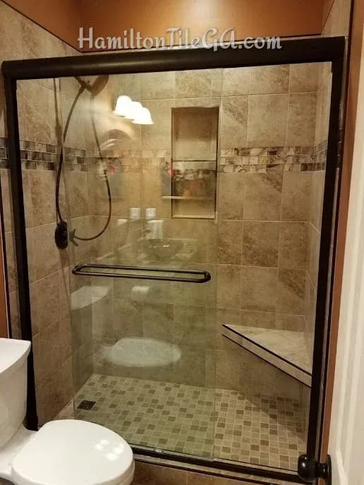 Another superior shower in Kennesaw, GA.