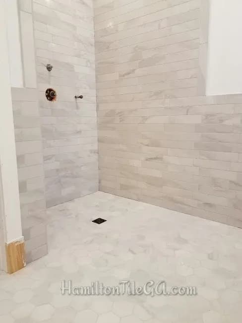 No caulking, yet!